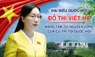 Đại biểu Quốc hội ĐỖ THỊ VIỆT HÀ: Mang tâm tư, nguyện vọng của cử tri tới Quốc hội